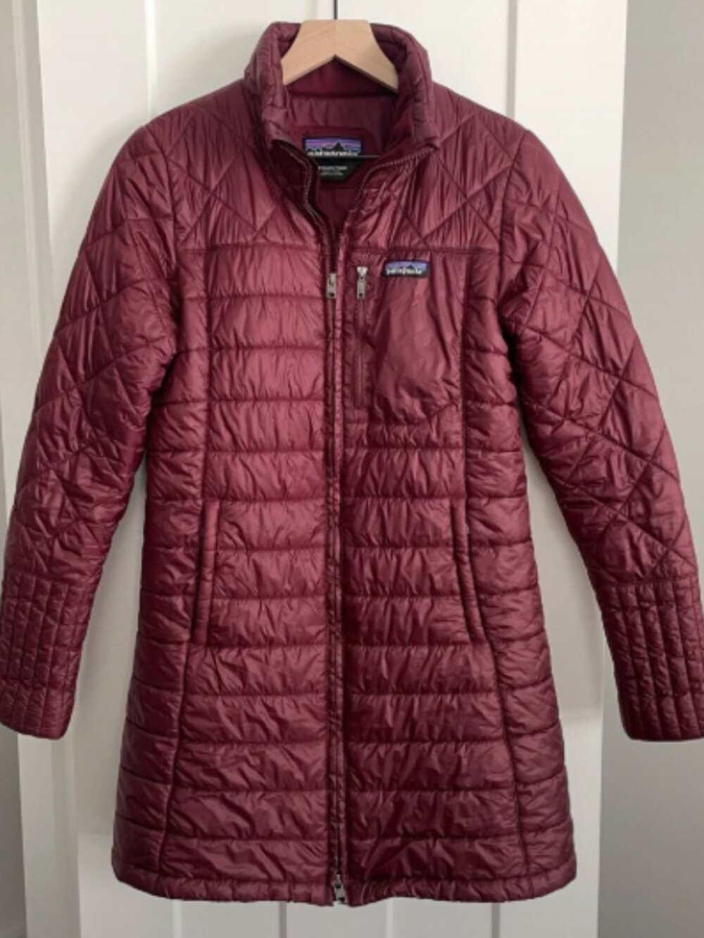 Patagonia Radalie Parka Long Puffer Coat Chicory Red Size Medium